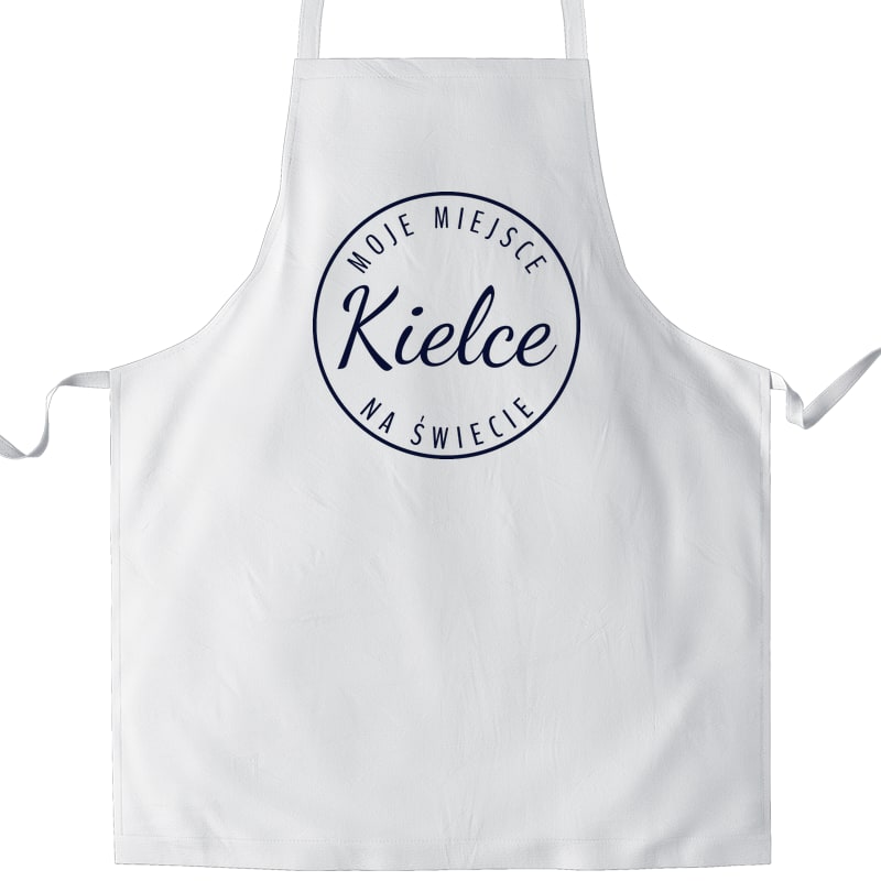 Fartuch kuchenny Moje miejsce na świecie Kielce