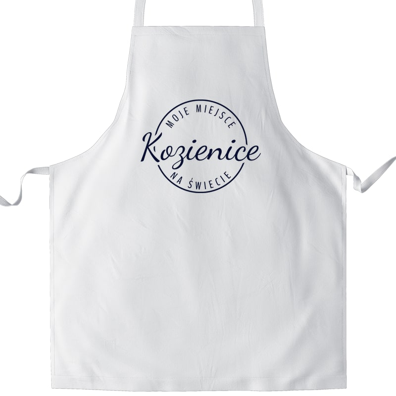 Fartuch kuchenny Moje miejsce na świecie Kozienice