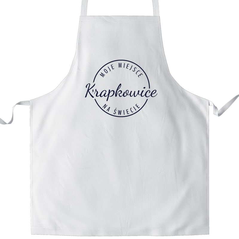 Fartuch kuchenny Moje miejsce na świecie Krapkowice