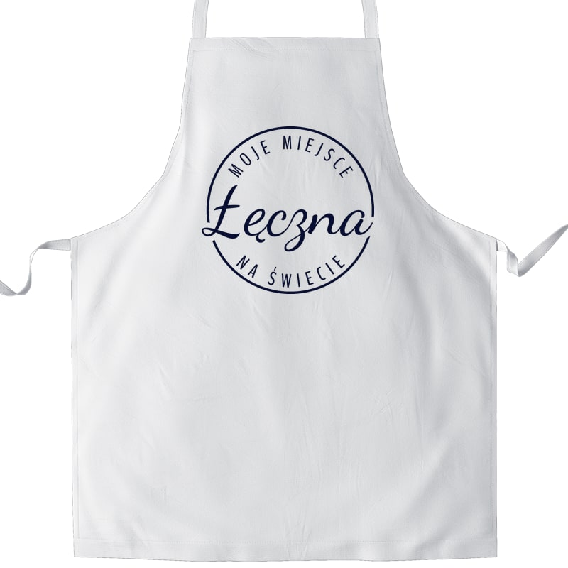 Fartuch kuchenny Moje miejsce na świecie Łęczna