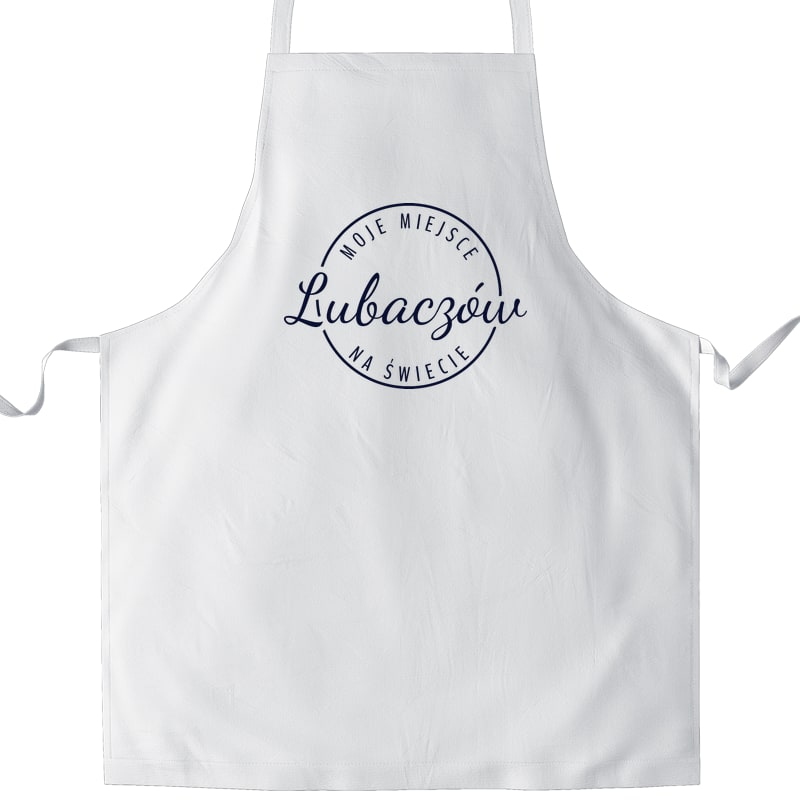 Fartuch kuchenny Moje miejsce na świecie Lubaczów