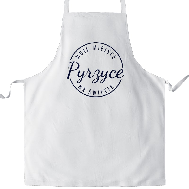 Fartuch kuchenny Moje miejsce na świecie Pyrzyce