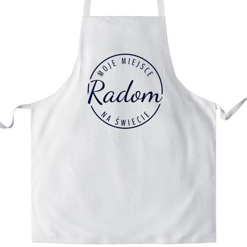 Fartuch kuchenny Moje miejsce na świecie Radom