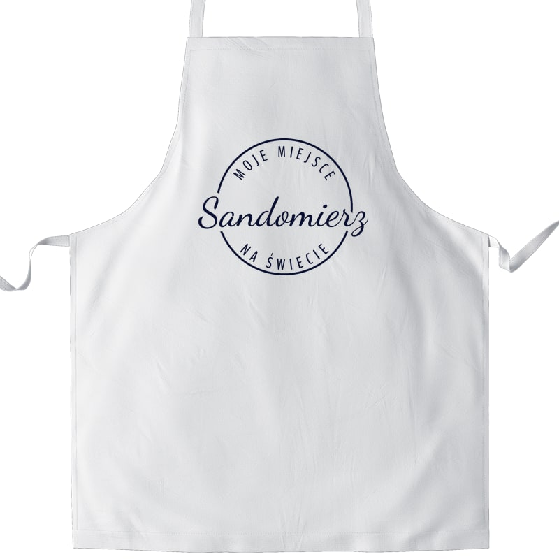 Fartuch kuchenny Moje miejsce na świecie Sandomierz