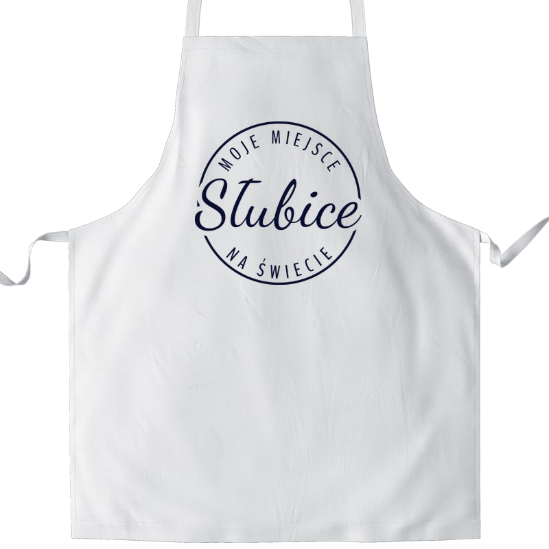Fartuch kuchenny Moje miejsce na świecie Słubice