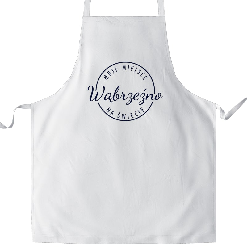 Fartuch kuchenny Moje miejsce na świecie Wąbrzeźno