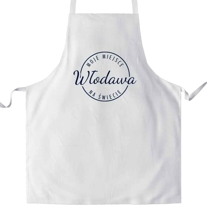 Fartuch kuchenny Moje miejsce na świecie Włodawa