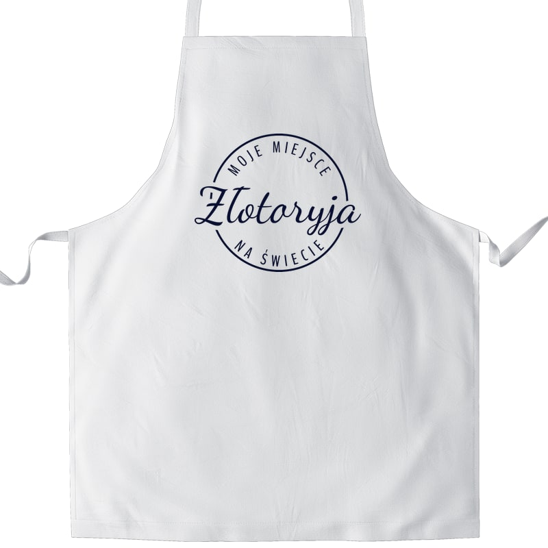Fartuch kuchenny Moje miejsce na świecie Złotoryja
