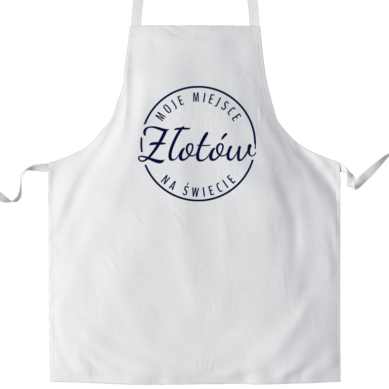 Fartuch kuchenny Moje miejsce na świecie Złotów