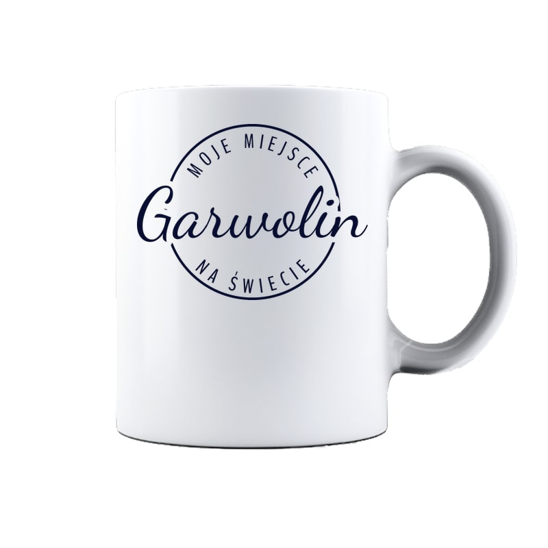 Kubek ceramiczny Moje miejsce na świecie Garwolin