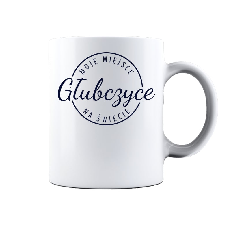 Kubek ceramiczny Moje miejsce na świecie Głubczyce