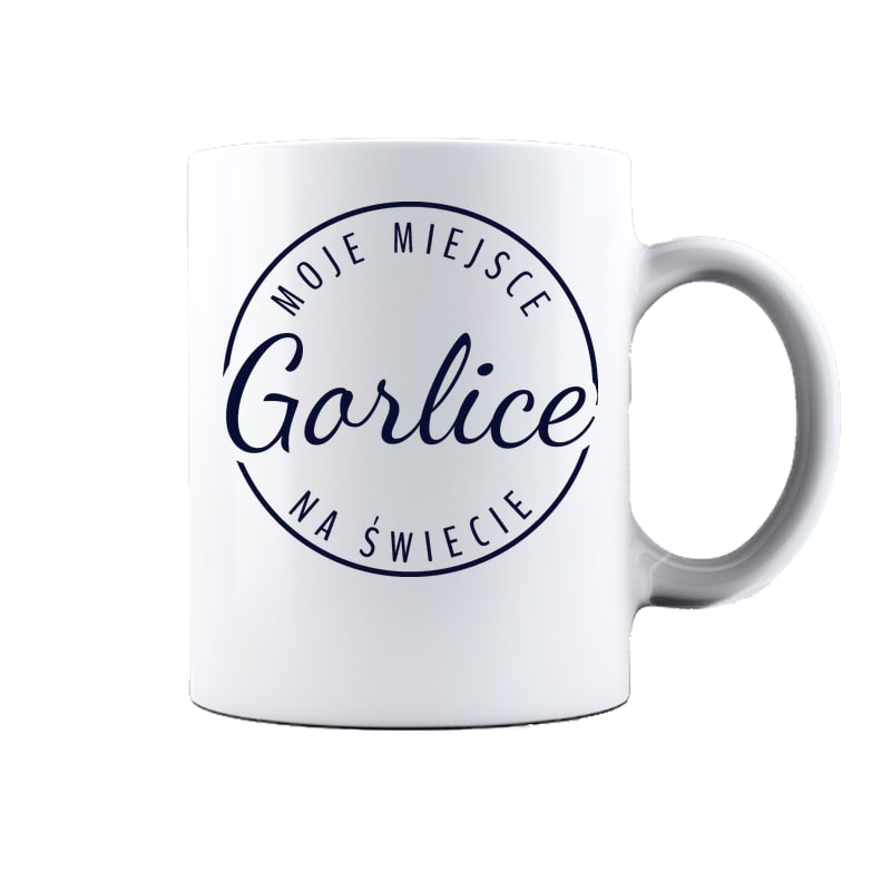 Kubek ceramiczny Moje miejsce na świecie Gorlice