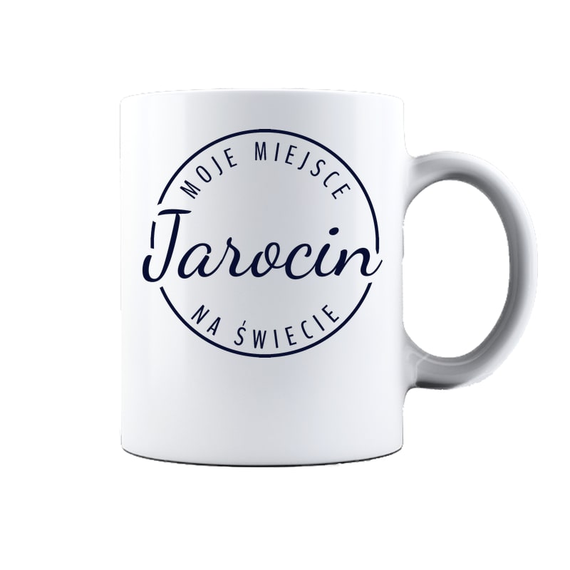 Kubek ceramiczny Moje miejsce na świecie Jarocin