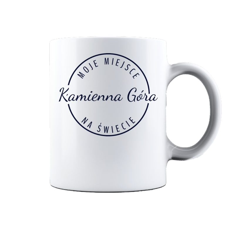 Kubek ceramiczny Moje miejsce na świecie Kamienna Góra