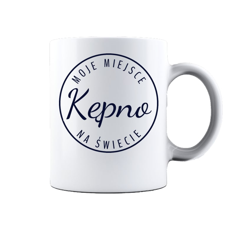 Kubek ceramiczny Moje miejsce na świecie Kępno