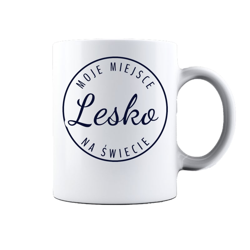 Kubek ceramiczny Moje miejsce na świecie Lesko