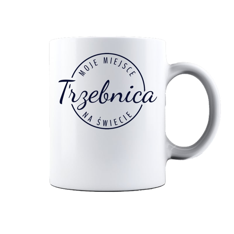 Kubek ceramiczny Moje miejsce na świecie Trzebnica