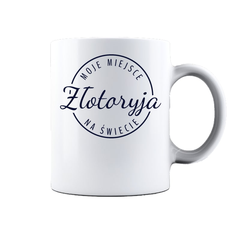 Kubek ceramiczny Moje miejsce na świecie Złotoryja