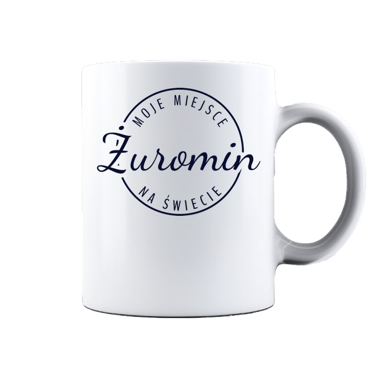 Kubek ceramiczny Moje miejsce na świecie Żuromin