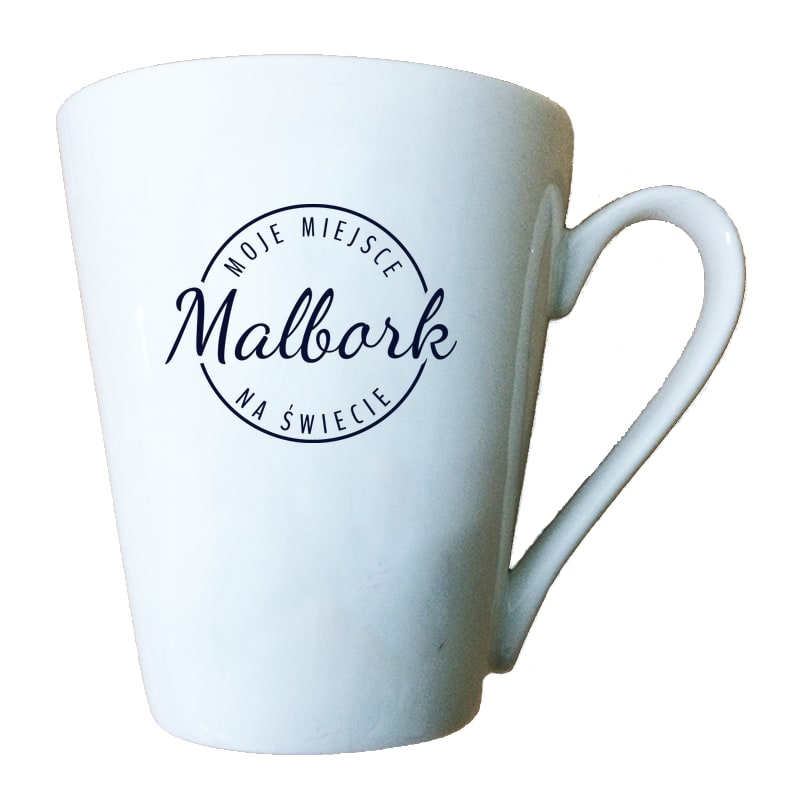 Kubek latte Moje miejsce na świecie Malbork