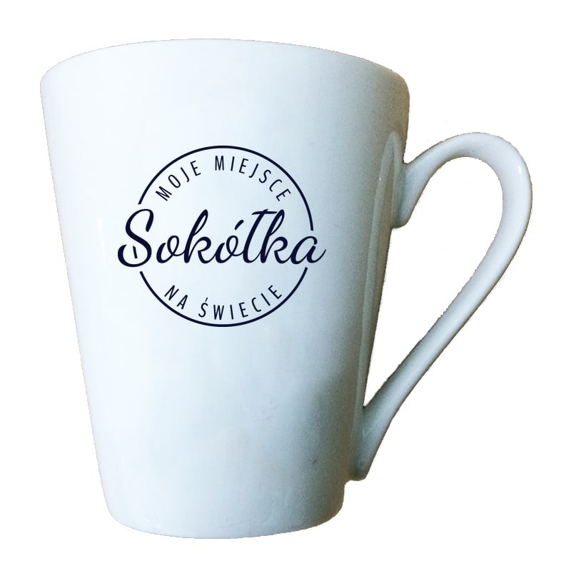 Kubek latte Moje miejsce na świecie Sokółka