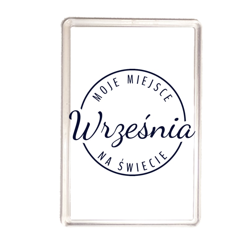 Magnes Moje miejsce na świecie Września