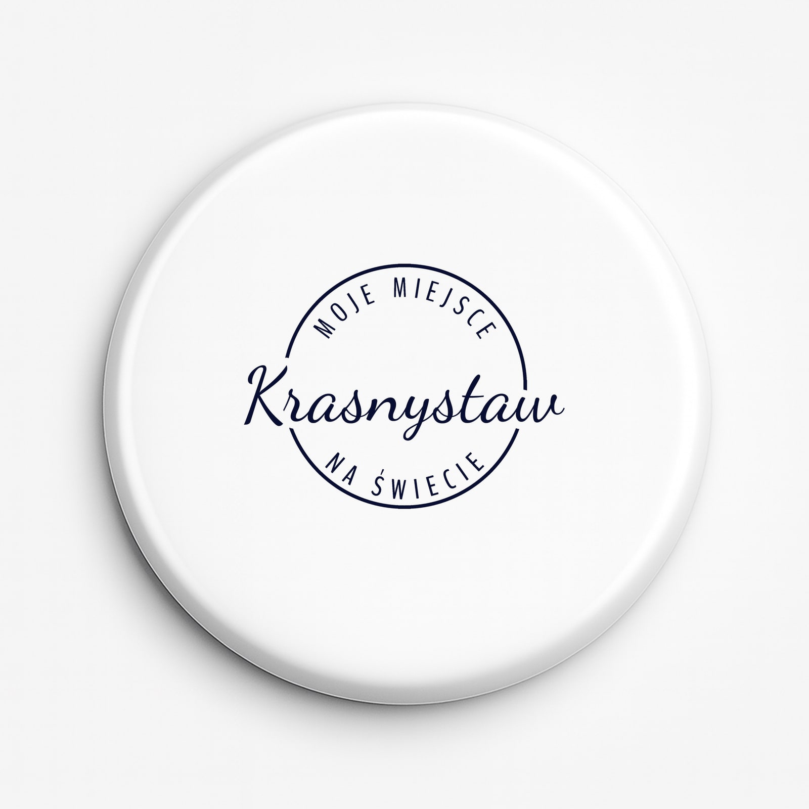 Przypinka Moje miejsce na świecie Krasnystaw