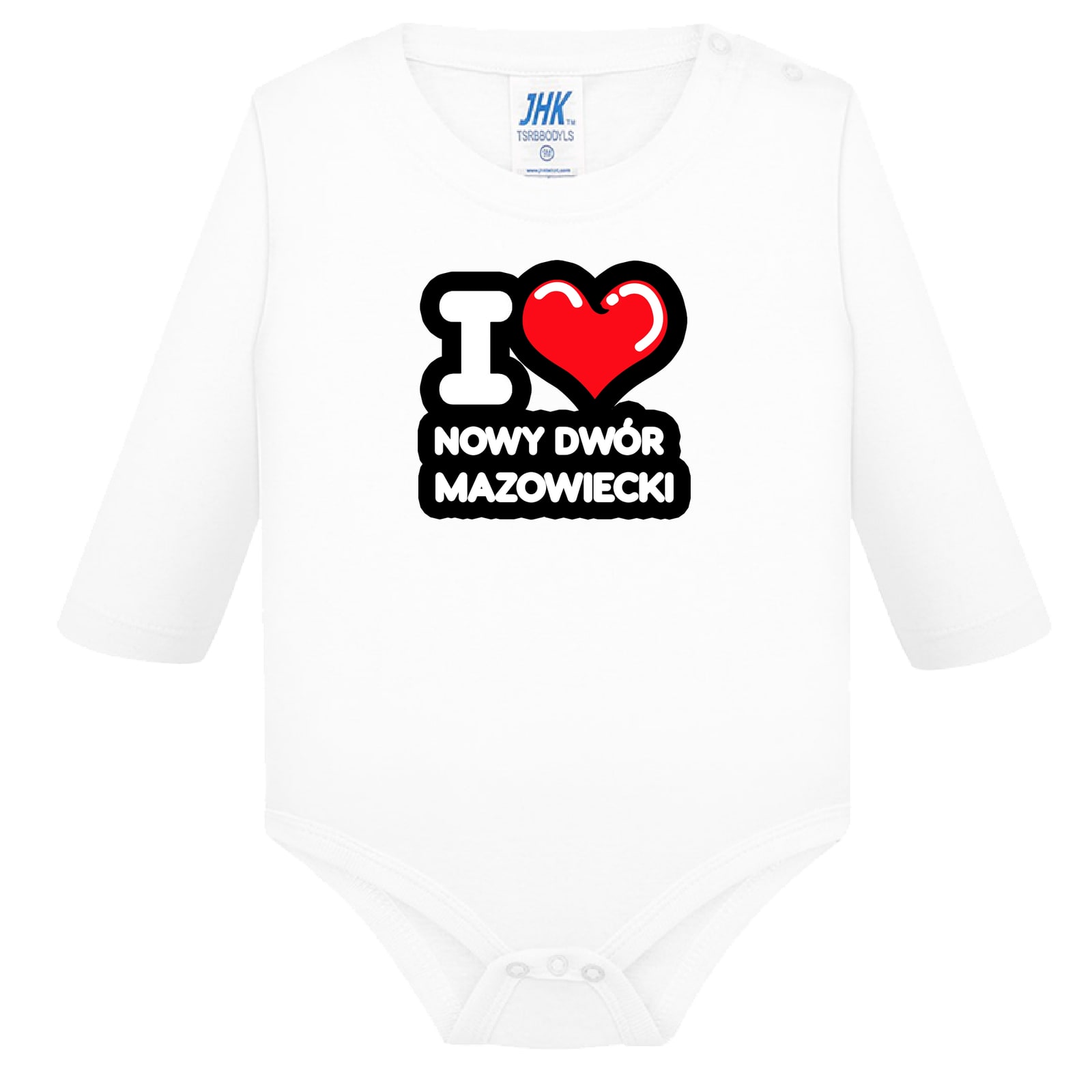 Śpioszki dziecięce Kocham To Miasto Nowy Dwór Mazowiecki