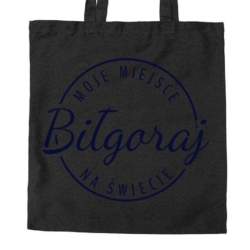 Torba bawełniana Moje miejsce na świecie Biłgoraj - obrazek 2