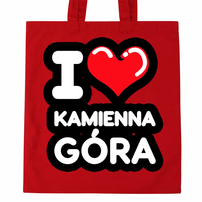 Torba bawełniana Kocham To Miasto Kamienna Góra - obrazek 2