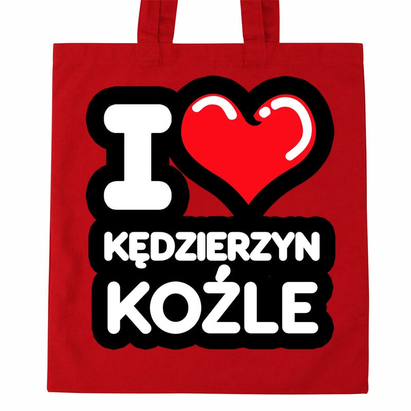 Torba bawełniana Kocham To Miasto Kędzierzyn-Koźle - obrazek 2
