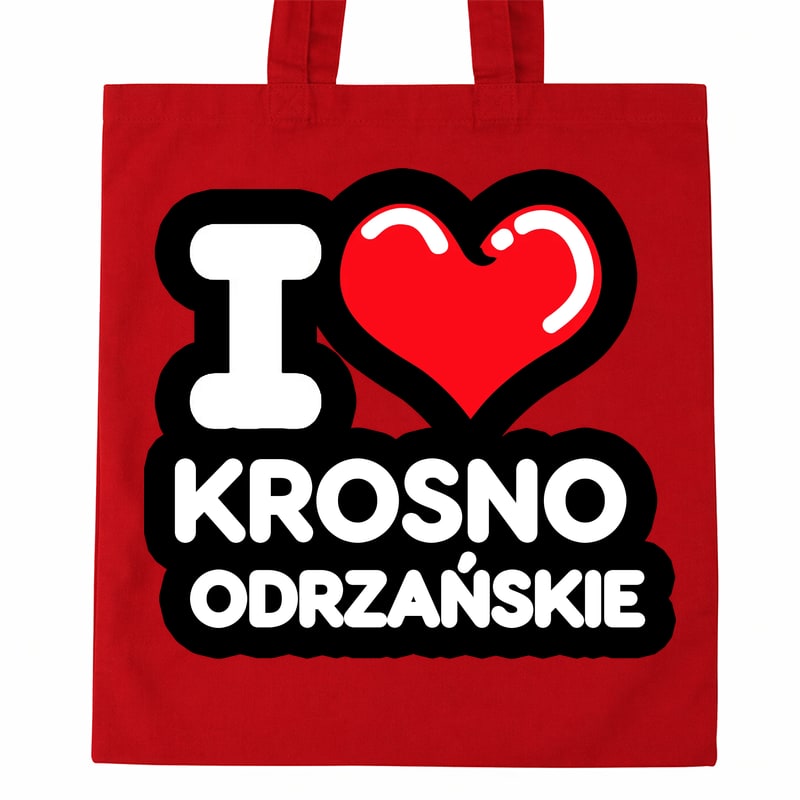 Torba bawełniana Kocham To Miasto Krosno Odrzańskie - obrazek 2