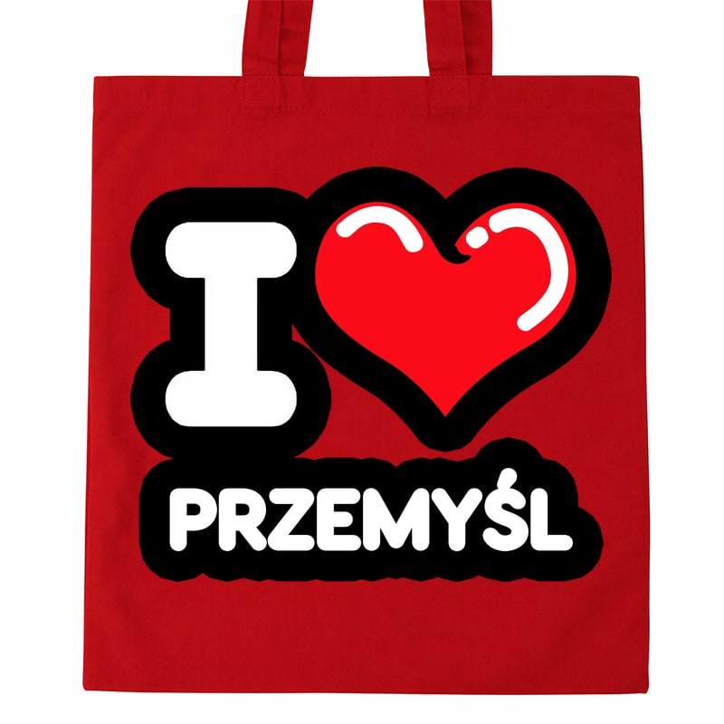 Torba bawełniana Kocham To Miasto Przemyśl - obrazek 2