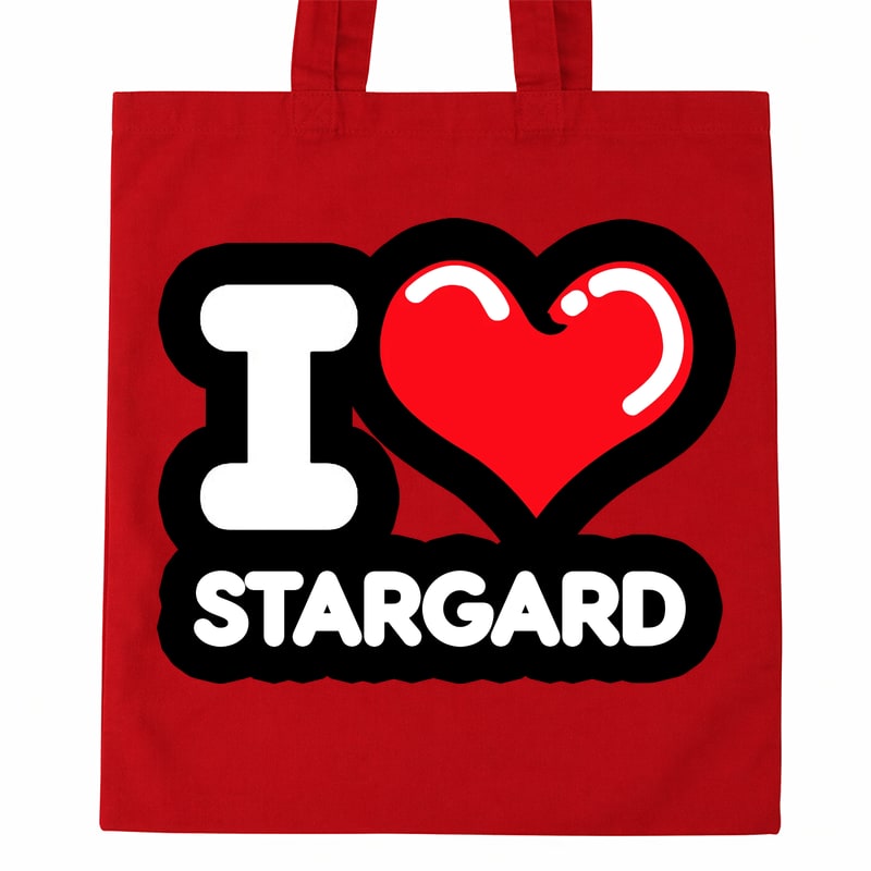 Torba bawełniana Kocham To Miasto Stargard - obrazek 2