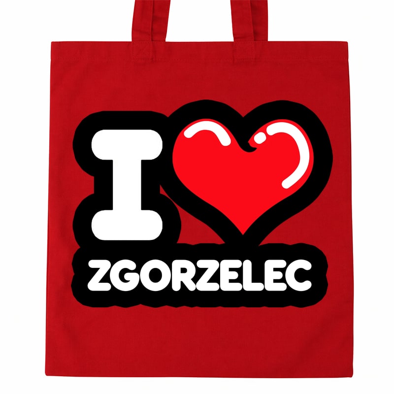 Torba bawełniana Kocham To Miasto Zgorzelec - obrazek 2
