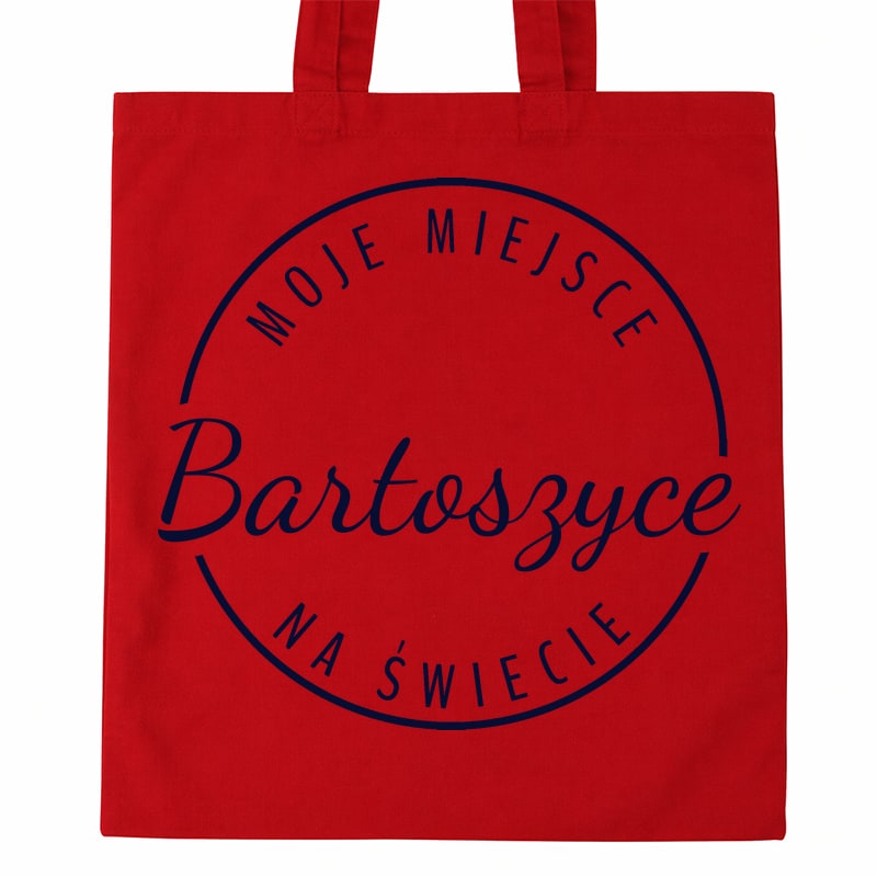 Torba bawełniana Moje miejsce na świecie Bartoszyce - obrazek 3