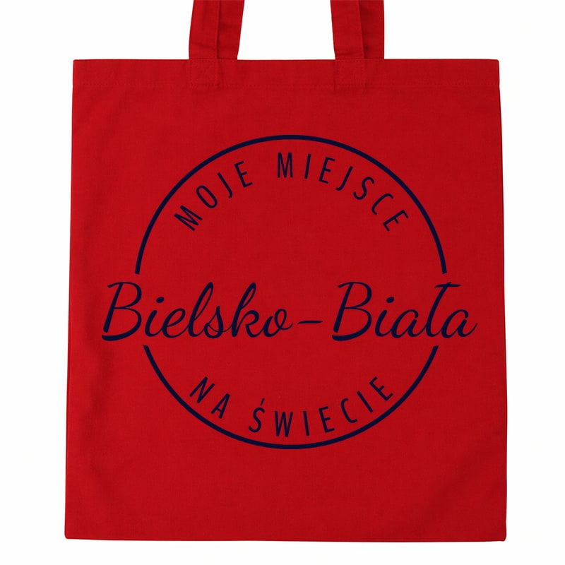 Torba bawełniana Moje miejsce na świecie Bielsko-Biała - obrazek 3