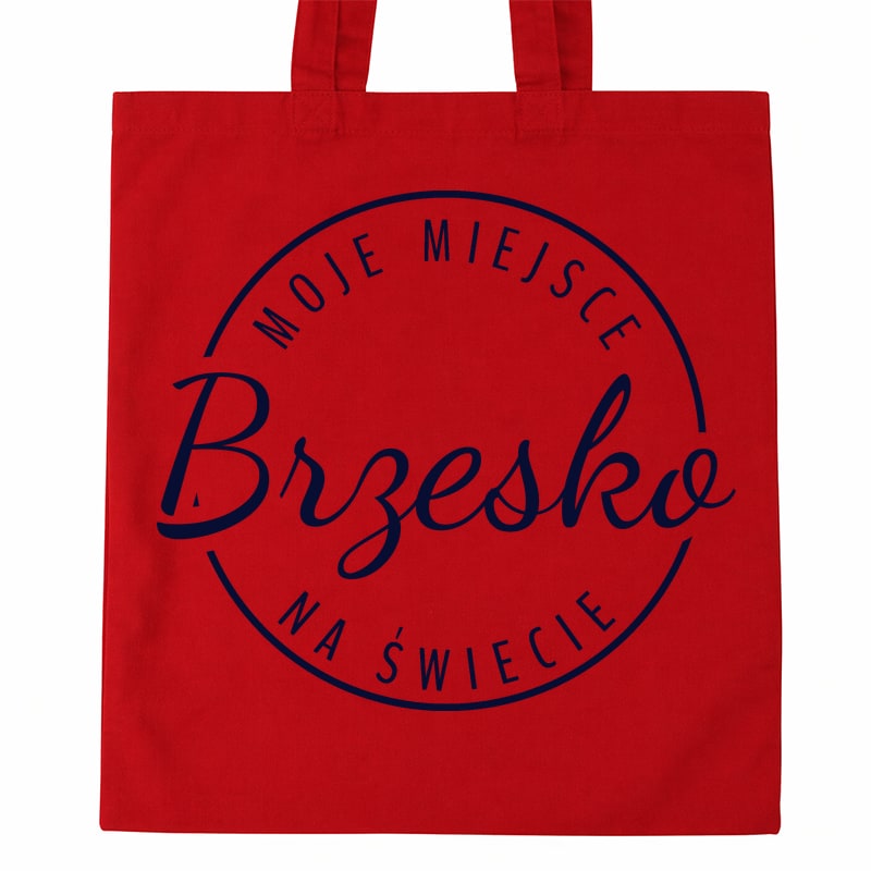 Torba bawełniana Moje miejsce na świecie Brzesko - obrazek 3