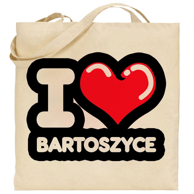 Torba bawełniana Kocham To Miasto Bartoszyce