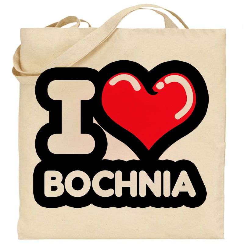 Torba bawełniana Kocham To Miasto Bochnia