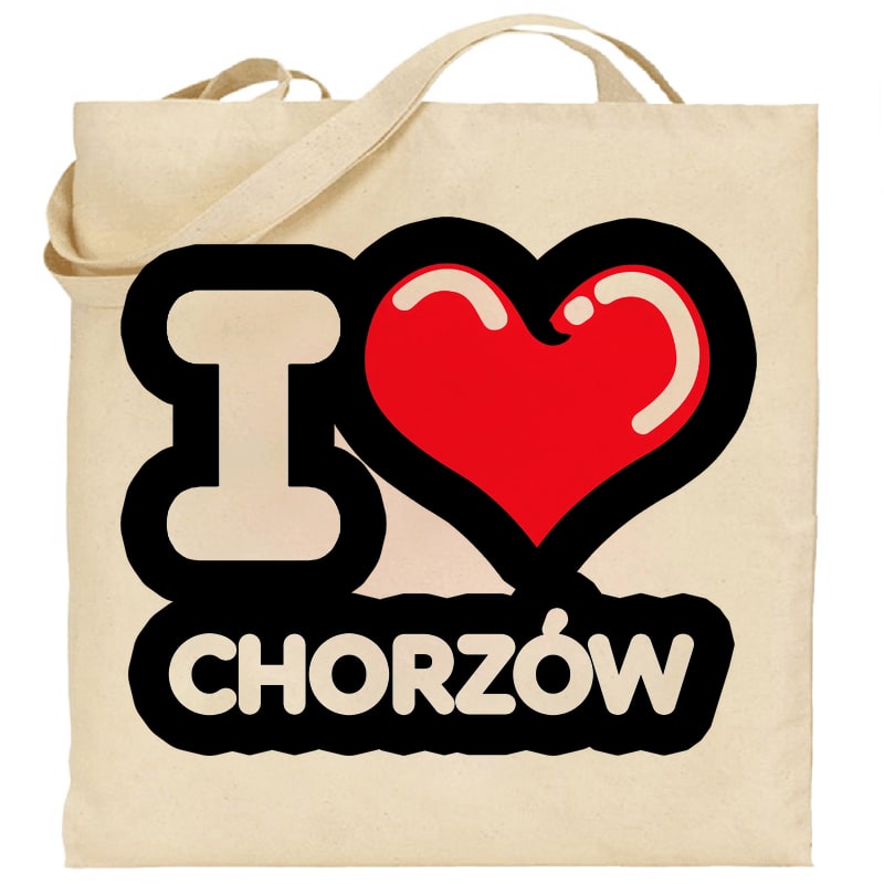 Torba bawełniana Kocham To Miasto Chorzów