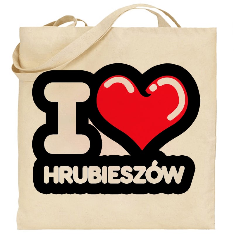 Torba bawełniana Kocham To Miasto Hrubieszów