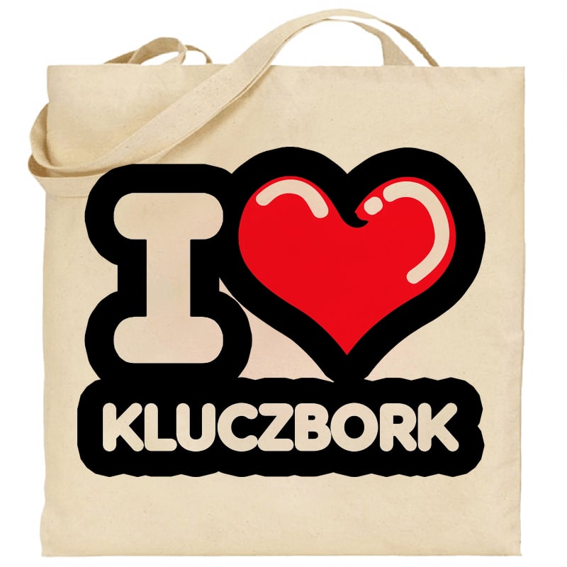 Torba bawełniana Kocham To Miasto Kluczbork
