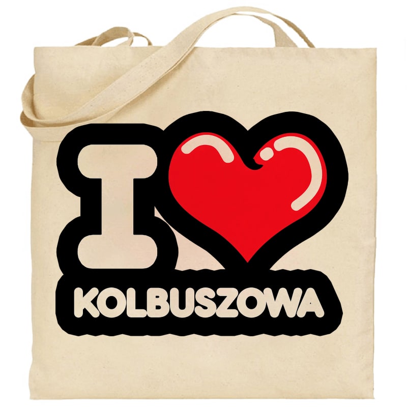 Torba bawełniana Kocham To Miasto Kolbuszowa