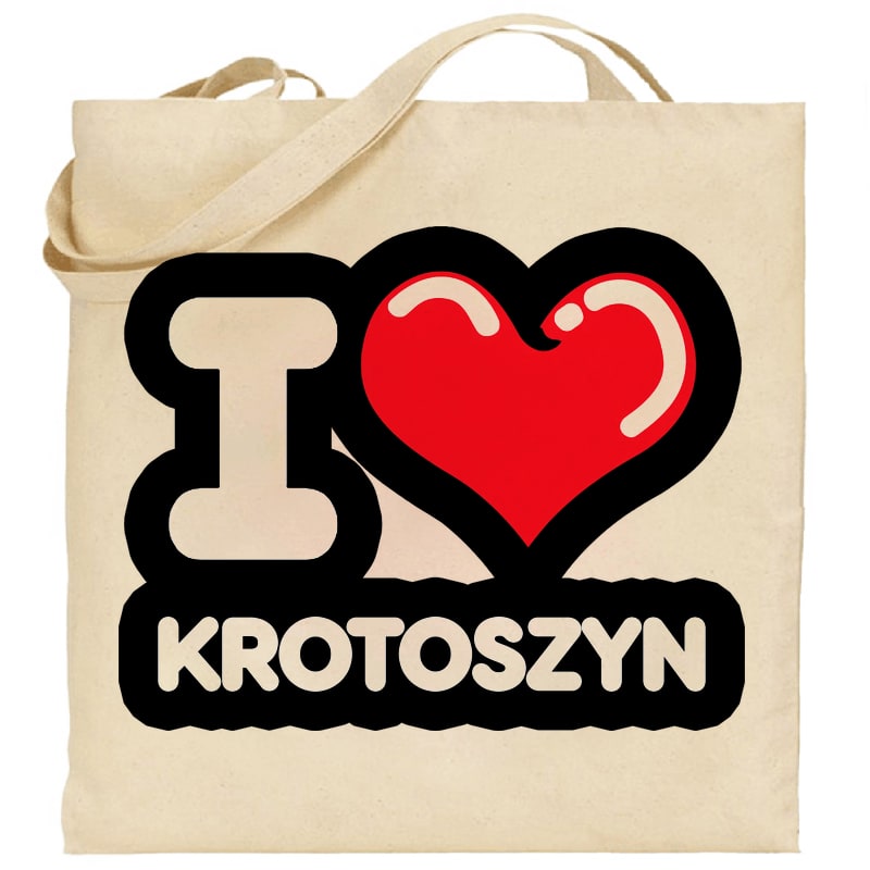 Torba bawełniana Kocham To Miasto Krotoszyn