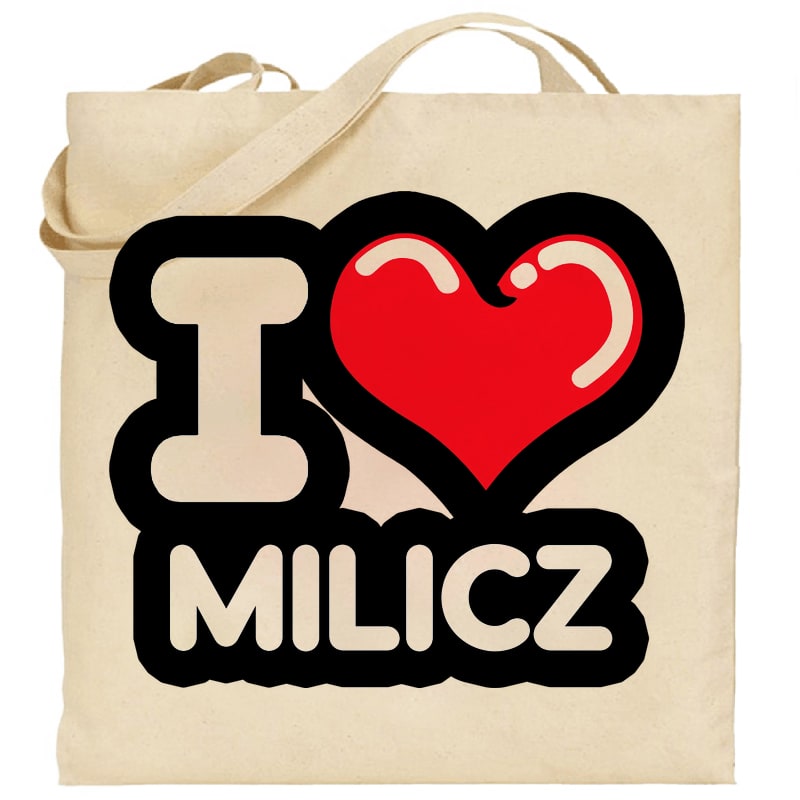 Torba bawełniana Kocham To Miasto Milicz