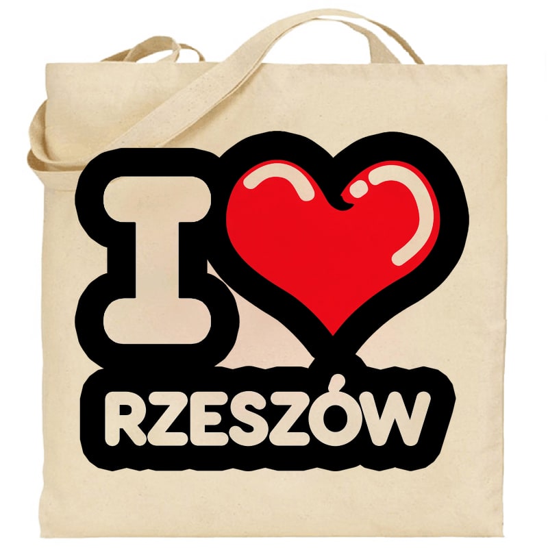 Torba bawełniana Kocham To Miasto Rzeszów