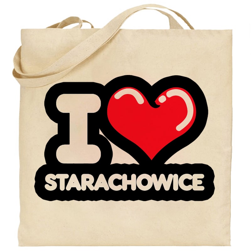 Torba bawełniana Kocham To Miasto Starachowice