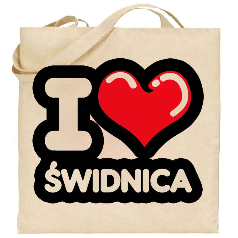 Torba bawełniana Kocham To Miasto Świdnica