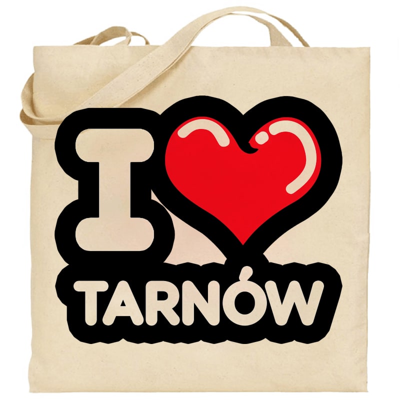 Torba bawełniana Kocham To Miasto Tarnów